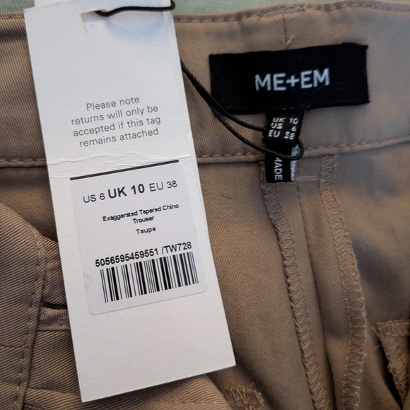 ME+EM Exaggerated Taper Trouser - Picture 7 of 7